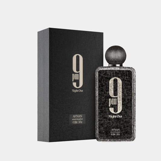 Afnan 9PM Night Out Extrait de Parfum 100ml | Dragon Fruit Suede & Tonka Unisex Fragrance | Ships USA