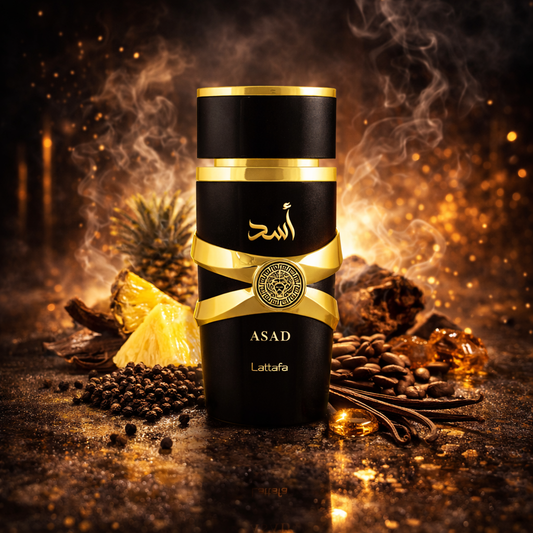 Lattafa Asad Eau de Parfum 100ml | Bold Arabic Cologne for Men | Oud & Leather | Ships USA