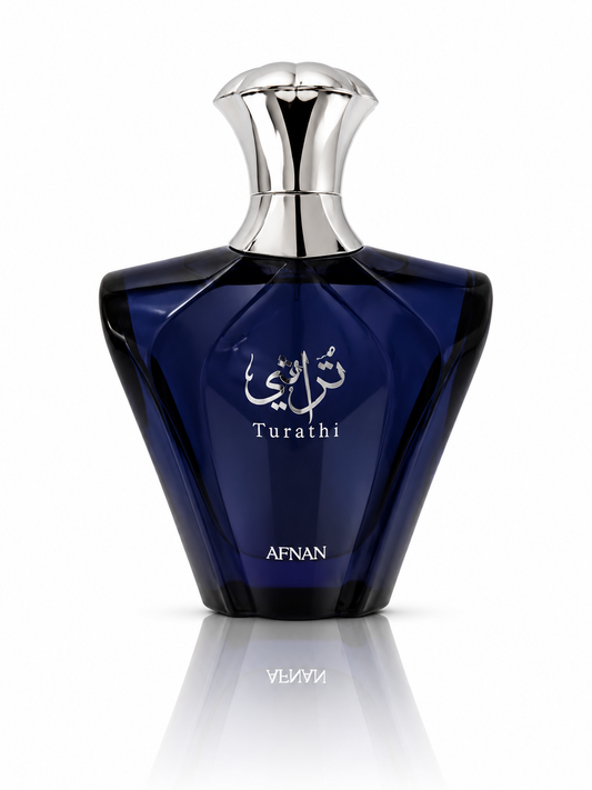 Afnan Turathi Blue Eau de Parfum 90ml for Men – Bergamot, Amber & Musk | K'aromas