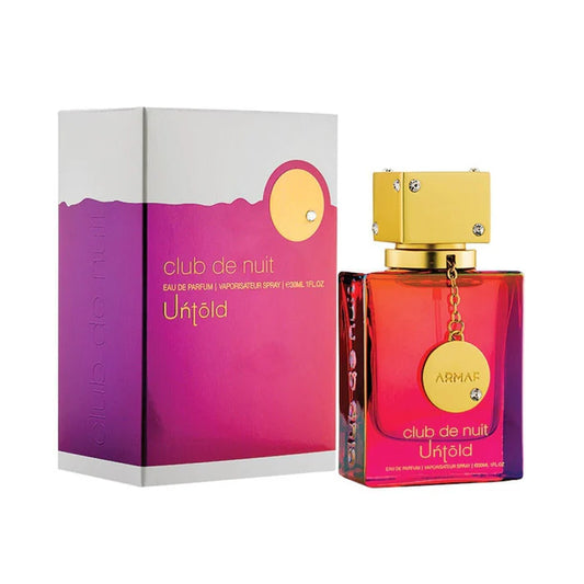 Armaf Club de Nuit Untold EDP 105ml | Saffron Jasmine & Amberwood Unisex Arabic Perfume | Ships USA