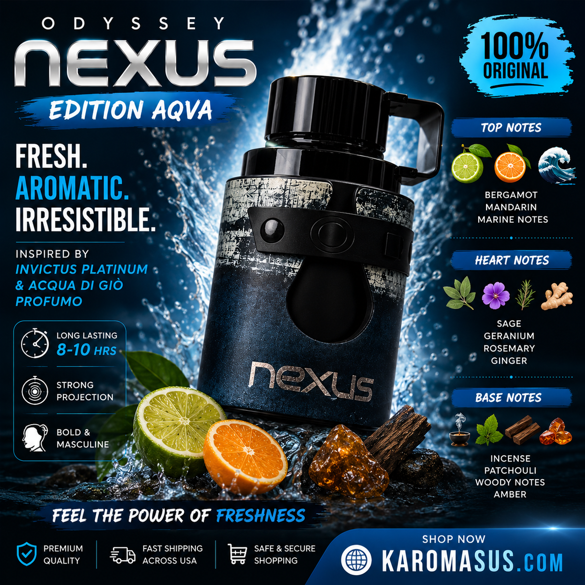 Armaf Odyssey Nexus Edition AQVA Eau de Parfum