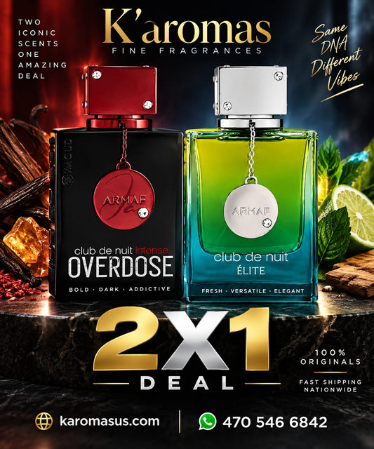 Club de Nuit Intense Overdose and Club de Nuit Elite 2x1 deal