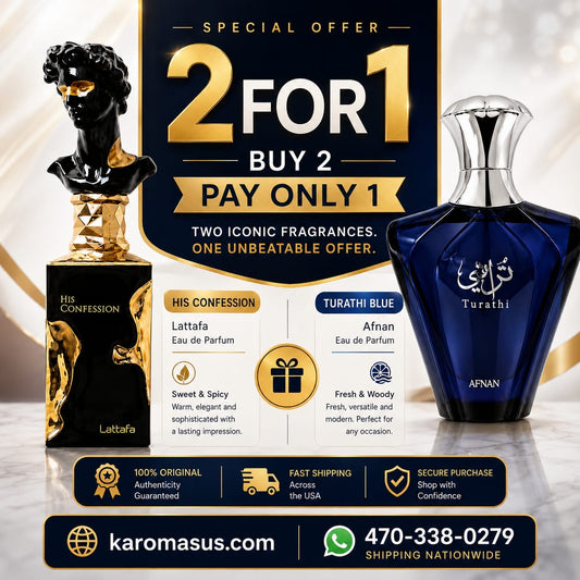His Confession + Turathi Blue 2-Piece Fragrance Set