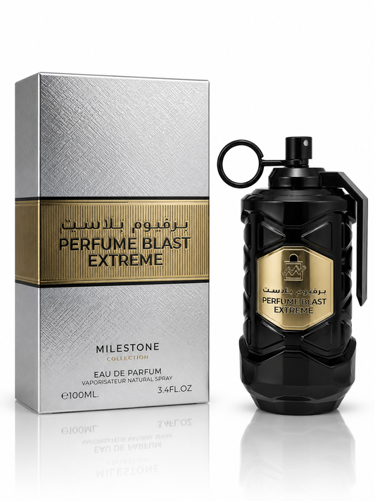 Milestone Perfumes Blast Extreme Eau de Parfum 100ml for Men – Grapefruit, Saffron & Tobacco | K'aromas